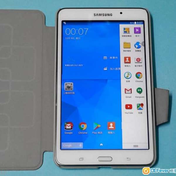 9成新有貼無盒Samsung SM-T230 GALAXY Tab 4 8GB(7")平板連套