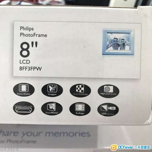 全新 8"飛利浦數碼相框 Philips LCD photo frame