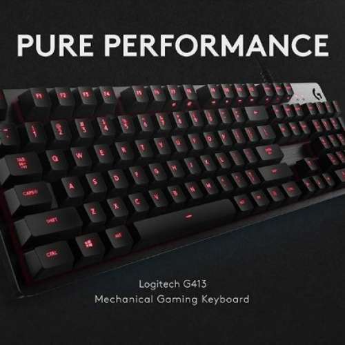 Logitech G413 Backlit Mechanical Gaming Keyboard 機械鍵盤