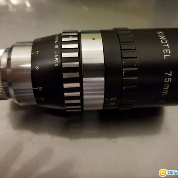 日本Kiniotel 75mm F1.9 電影鏡 C mount