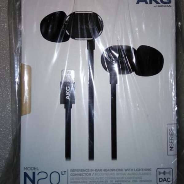 AKG N20LT In-Ear Headphones全新, 未開封- DCFever.com
