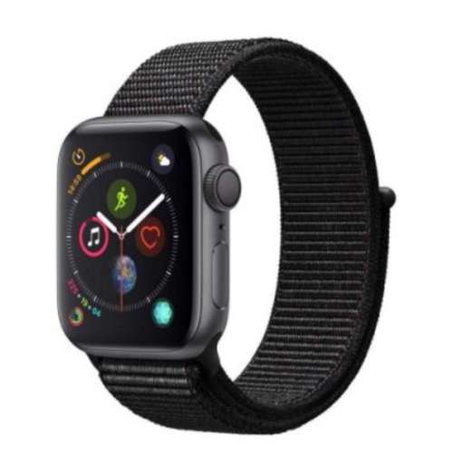New Apple Watch iwatch Series 4 Space Gray Aluminium Case Black Sport Loop 40mm