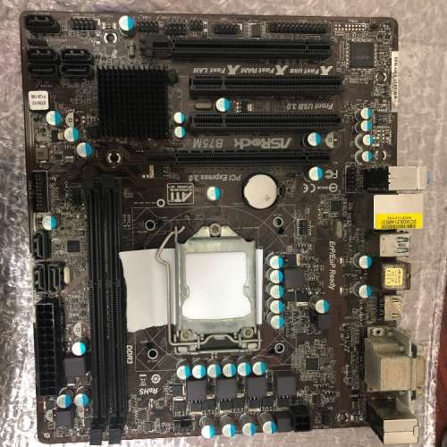 二手 ASROCK B75M R2.0 B75 DDR3 USB3 LGA1155 MATX MB