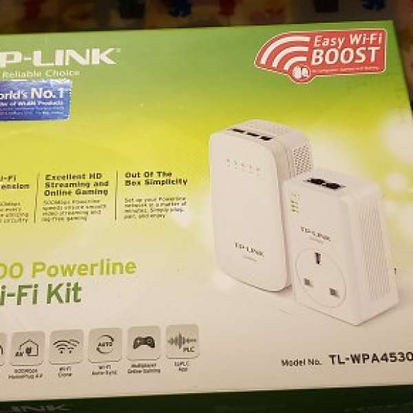 9成新 TP Link AV500 Power line ac wifi kit