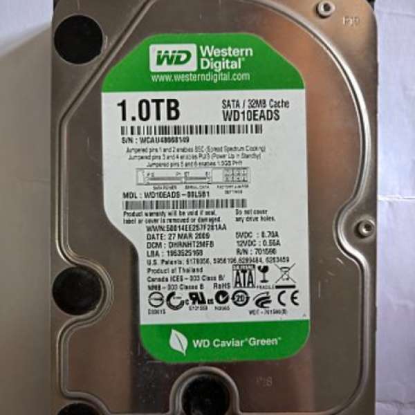 WD 3.5" SATA 1TB