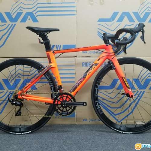 《免費送貨優惠》＊中空餅碳前叉,破風V剎＊JAVA 22速 105槍手 公路車 - FUOCO-PRO