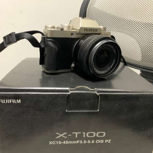 Fujifilm x-t100 行貨金色