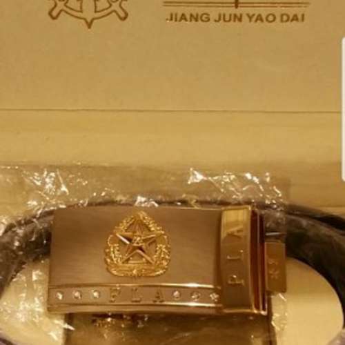 將軍腰帶  全新 真皮 全套有盒