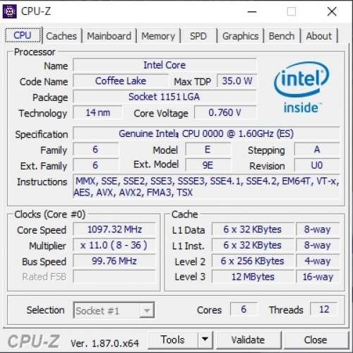 i7 8700t es版- DCFever.com