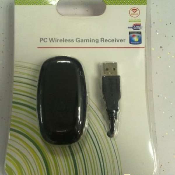 全新 XBOX360 代用手柄接收器 wireless receiver