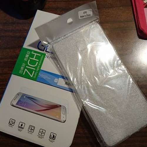 Samsung A7100/A7 (2016) 全覆蓋螢幕保護貼 + 透明手機保護套