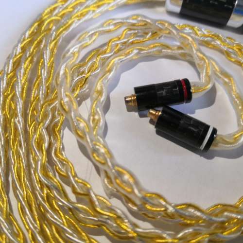 7N單晶銅鍍銀鍍金耳機線 升級線 fender Shure campfire westone 2.5mm 3.5mm 4.4mm...