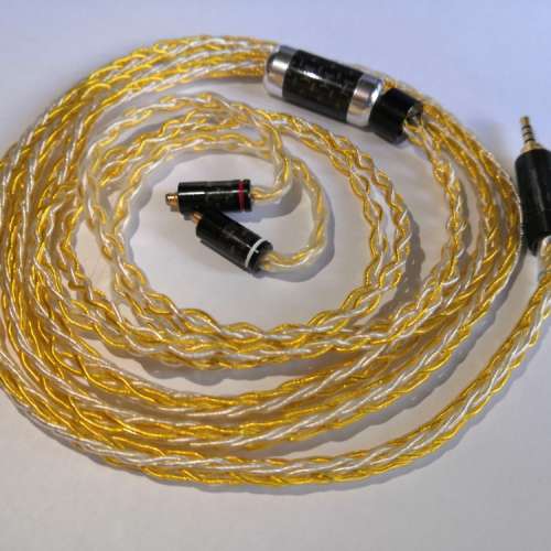 7N單晶銅鍍銀鍍金耳機線 升級線 fender Shure campfire westone 2.5mm 3.5mm 4.4mm...