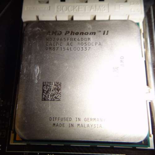 AMD Phenom II X4 965 3.4GHz 四核心CPU**可加$100連主版售 MSI 880GMA  Socket AM3