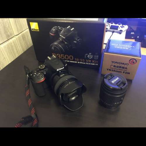 Nikon D3500 Kit 連YONGNUO YN35mm F2n