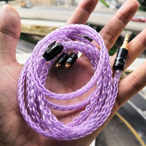 新貨7N單晶銅鍍銀耳機線升級線 Shure SENNHEISER fender campfire westone QDC 2.5...