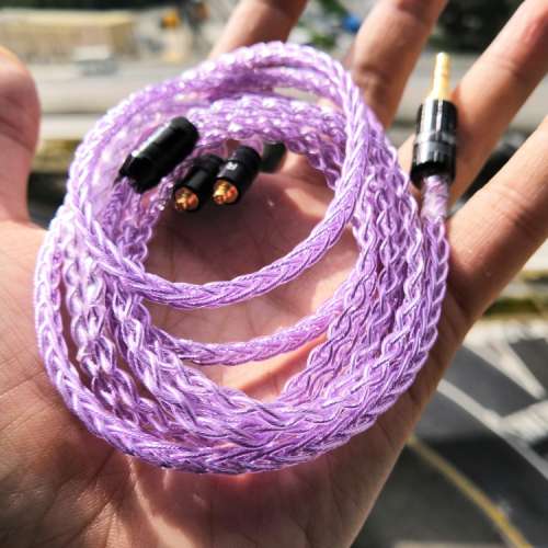 新貨7N單晶銅鍍銀耳機線升級線 Shure SENNHEISER fender campfire westone QDC 2.5...