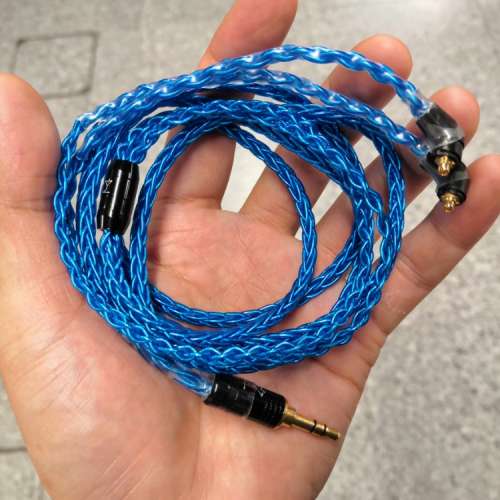 新貨7N單晶銅鍍銀耳機線升級線 Shure SENNHEISER fender campfire westone QDC 2.5...