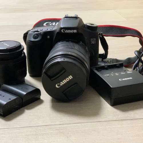 Canon EOS 70D + EF-S 18-135 IS STM Kit + EF 50mm f/1.8 STM 全套$5,300!!!