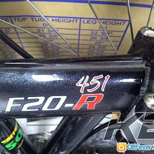 ★ KHS F20-R 451 可摺road bike 公路單車 rb 彎把 F20R (not dahon oyama)