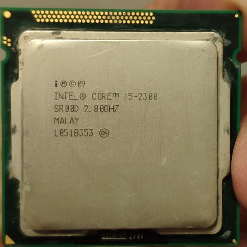 Intel I5 2300 CPU +散熱風扇，100% 正常,不是2400，2500