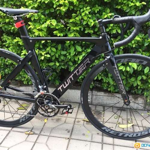 TWITTER SNIPER V2 16速/22速 鋁架碳叉公路車 $3600/$4600送水架前後蛙燈