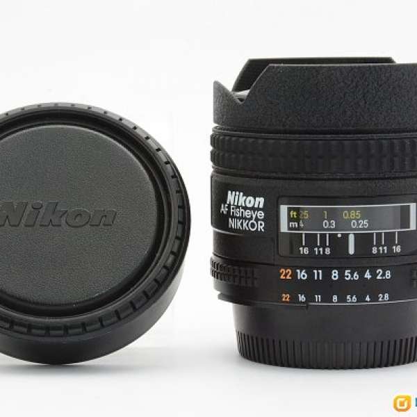 Nikon AF Fisheye NIKKOR 16mm F2.8D  全新一樣 連原廠皮鏡桶