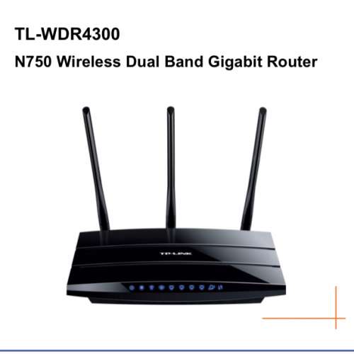 TP-Link WiFi router, TL-WDR4300
