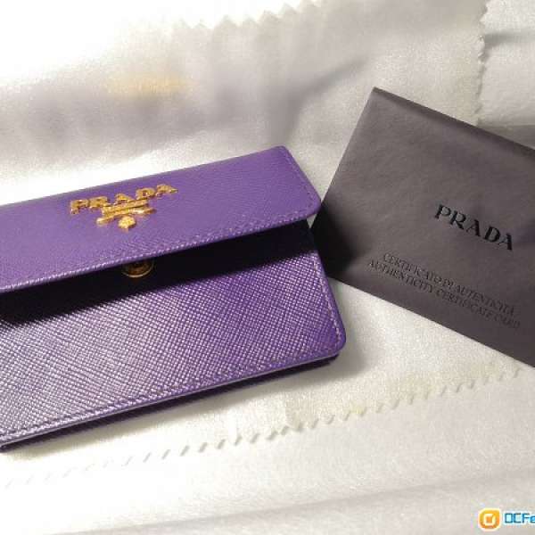 Auth. Brandnew Prada Special Purple Cardholder