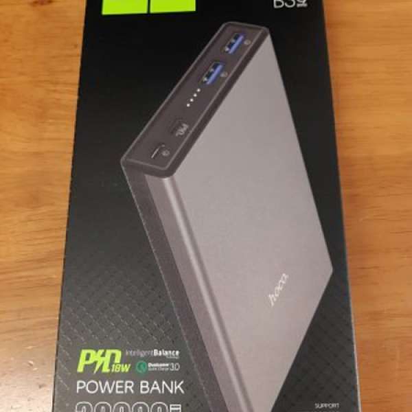 hoco 30000mAh power bank,  PD, QC 3.0 (全新)