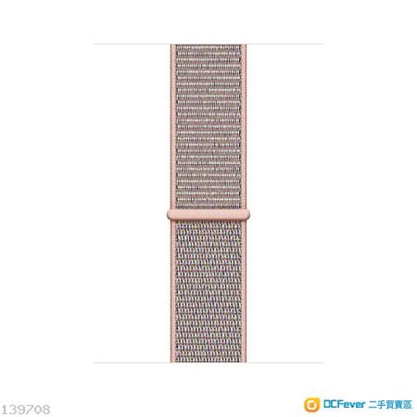 給 Apple Watch 4 的全新未拆盒 44 毫米淺粉紅色運動手環