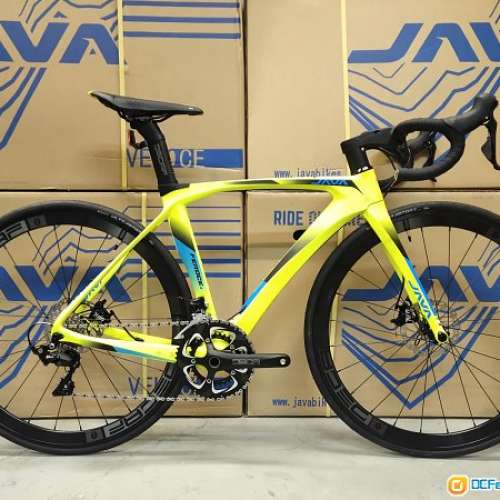 《免費送貨優惠》＊超輕量碳纖，油壓碟剎＊JAVA 22速 中空餅 啤令轆 碳纖 公路車 -...