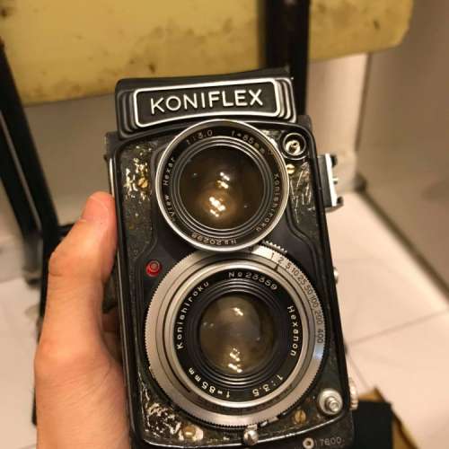 Konica Koniflex 6x6 Medium Format TLR Camera Hexanon 85/3.5