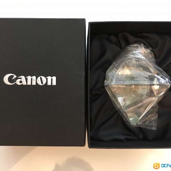 CANON佳能原廠EF 100 Million螢石結晶紙鎮限量紀念品