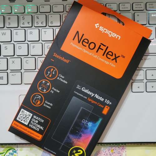 Samsung Note 10 plus Spigen NeoFlex 水凝貼