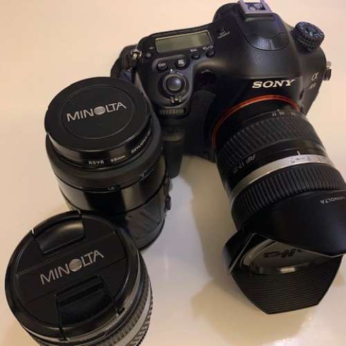 Sony A99 + Minolta 100 2.8 / 24-105 / 17-35 (3 lens)