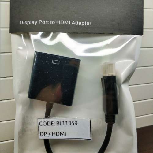 Display Port DP to HDMI 轉接頭