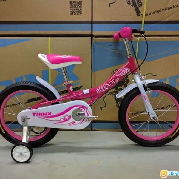 ＊附送泥擋＊TRINX 16寸 兒童單車- Sweet Girl 2.0 (連輔助轆)
