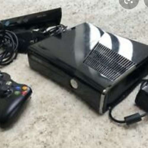 XBox 360 Elite 16G +500G internal hard drive +Kinet 體感器(黑色) +65隻games ...