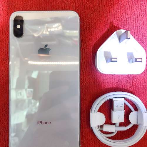 99%New iPhone XS Max 256GB 白色 香港行貨 有配件 自用超值！ 電池效能的99%