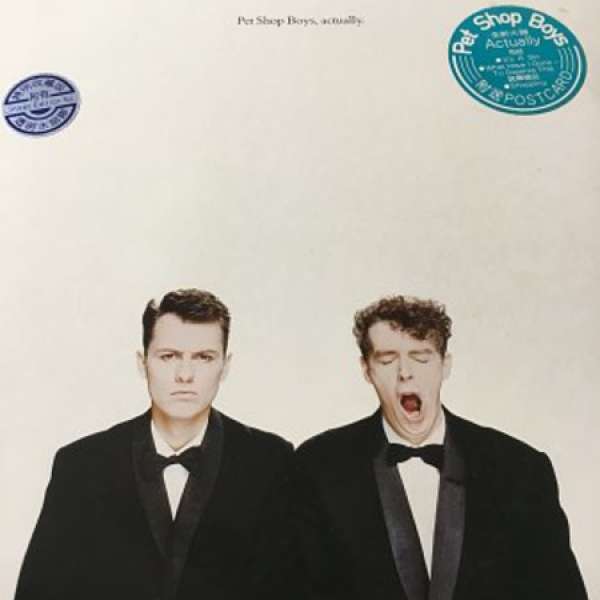Pet Shop Boys。Autually。黑膠唱片（黑膠碟）LP 水晶特別版