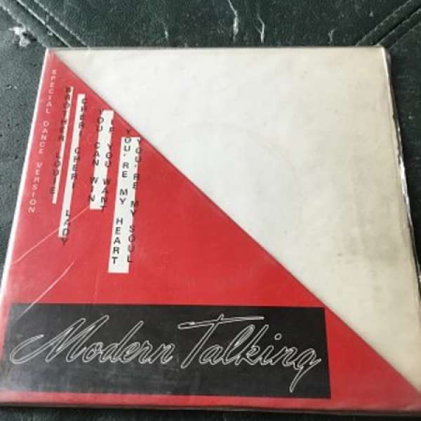 Modern Talking。EP。黑膠唱片（黑膠碟）四方形特別跳舞版 LP