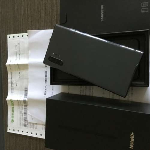 99% 新 行貨Samsung Note 10+ 256GB 黑色 跟白色Galaxy  Buds