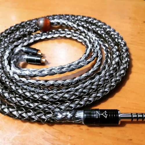 魔化16絞單晶純銀銅耳機線 升級線QDC 64 audio jh audio Shure westone fender cam...