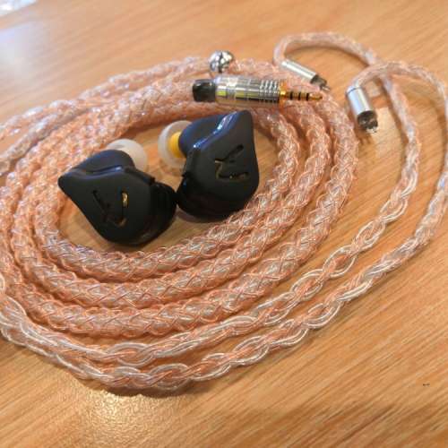 魔化16絞單晶純銀銅耳機線 升級線QDC 64 audio jh audio Shure westone fender cam...