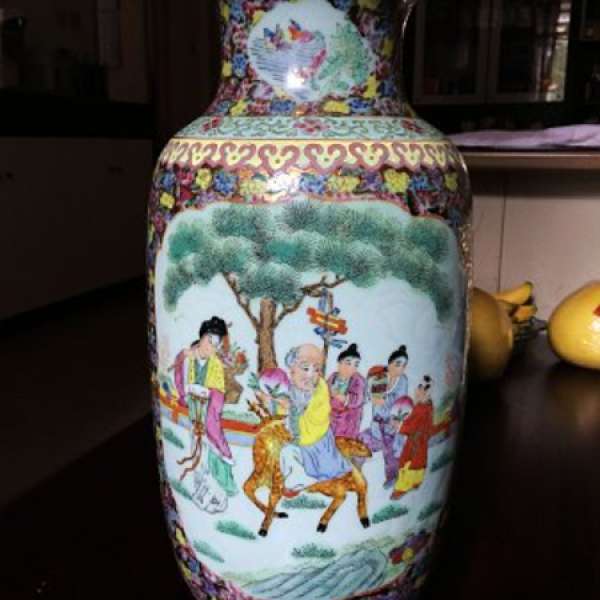 景德鎮精品陶瓷手繪釉上彩瓷花瓶