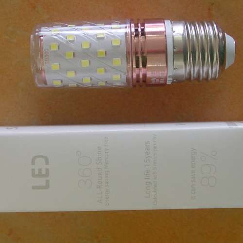 超白光 LED燈泡 燈胆12W E27大螺頭 超光白單色 全新