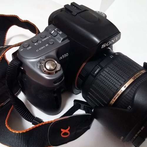 Sony A550 + A77 + Sony DT16-50 f2.8 + Tamron A09 17-50 f2.8