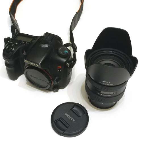 Sony A550 + A77 + Sony DT16-50 f2.8 + Tamron A09 17-50 f2.8