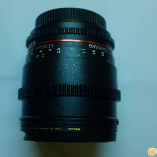Samyang 85mm T1.5 VDSLR AS IF UMC II sony A mount A7